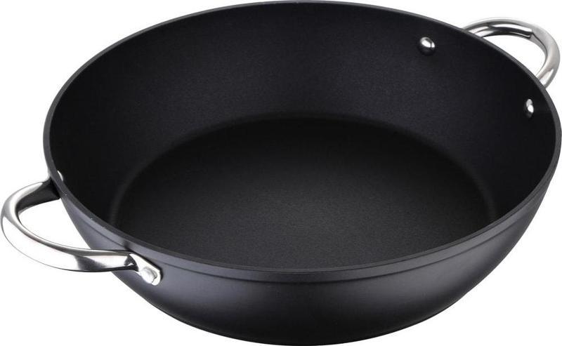 Dövme Alüminyum Paella Tava İndüksiyonlu 32x7,8 cm Foodies Collection serisi 3557