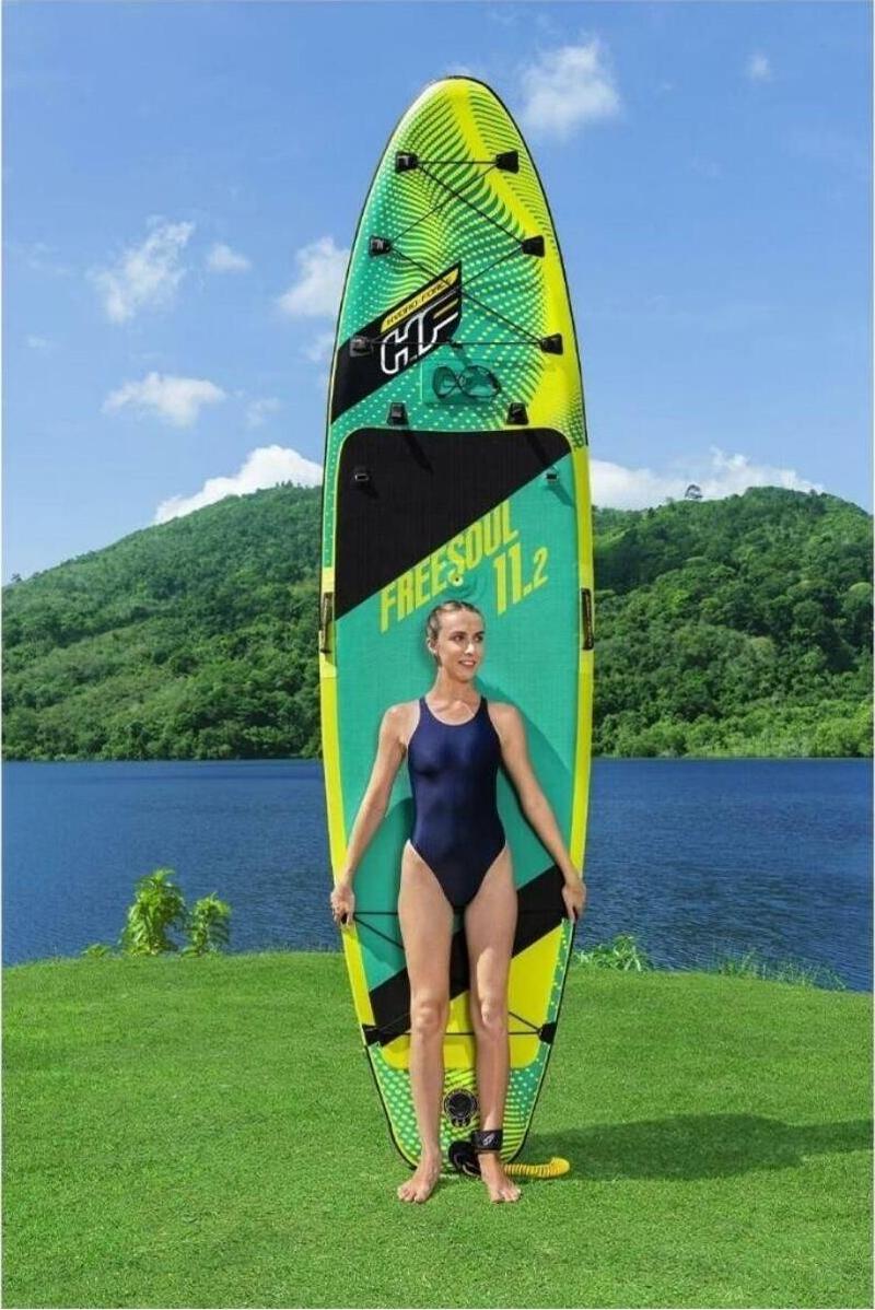 Paddle Board Hydro-Force Kürek+Pompa+Çanta - 340 X 89 Cm