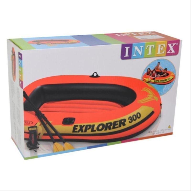 Depoma Consept Intex Explorer 300 Bot Set 211X117X41 Cm. (Kürek + Pompa) 2+1 Kişi