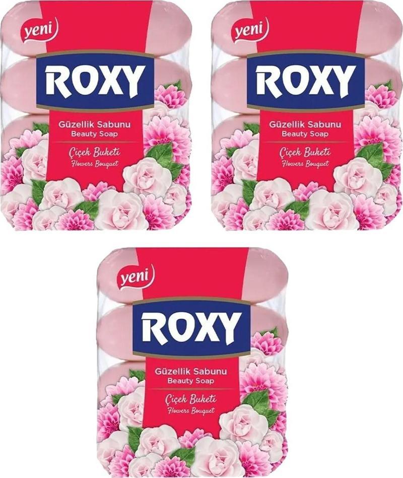 Roxy Güzellik Sabunu Gül 4x70 gr x 3 Adet