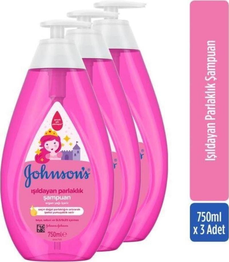 Işıldayan Parlaklık Serisi Bebek Şampuanı 750 ml X3