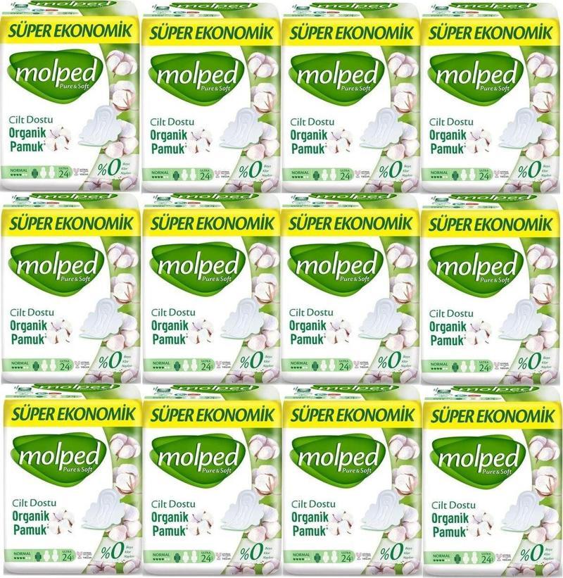 Pure&soft Hijyenik Ped Süper Ekonomik Normal 24'lü 12 Adet
