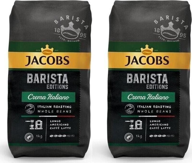 Barista Editions Çekirdek Kahve Crema Italiano 2'li Paket ( 1 kg x 2)