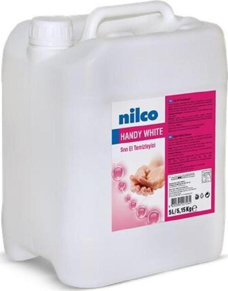 Nilco HANDY WHITE 5LT/5.15KG BEYAZ SEDEFLİ SIVI EL SABUNU