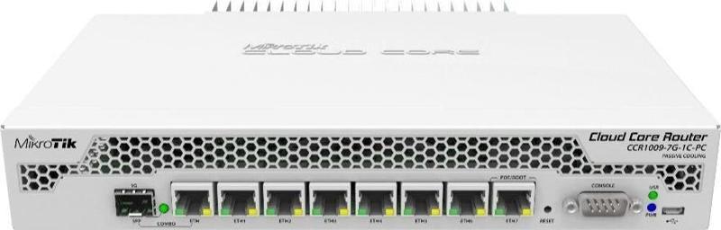 CCR1009-7G-1C-PC 8 Gigabit Port 1 adet Combo SFP Firewall Router