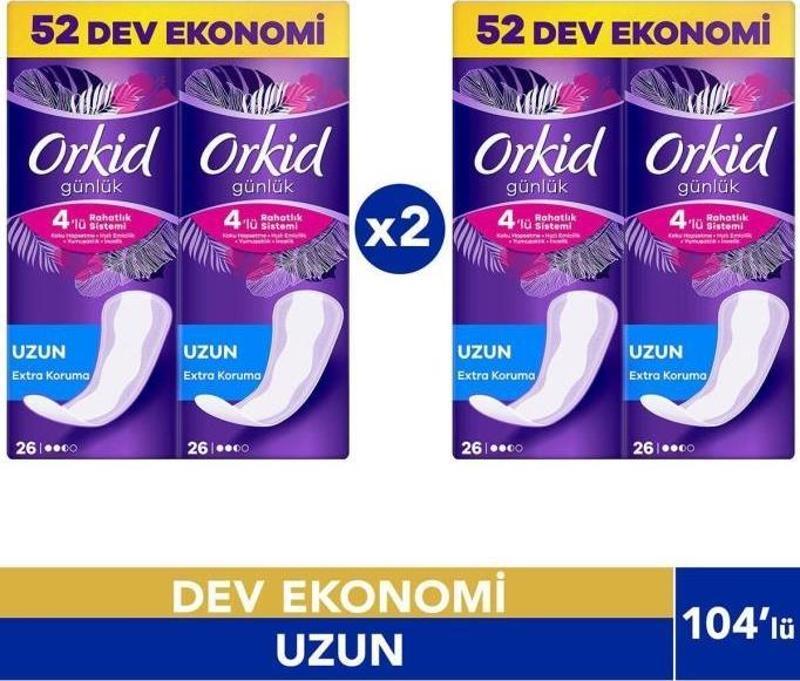 Günlük Ped Uzun Extra Koruma 104'lü Dev Ekonomi