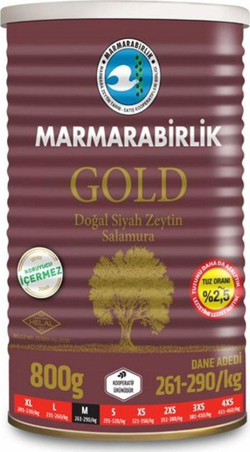 Gold Teneke Zeytin 800 gr