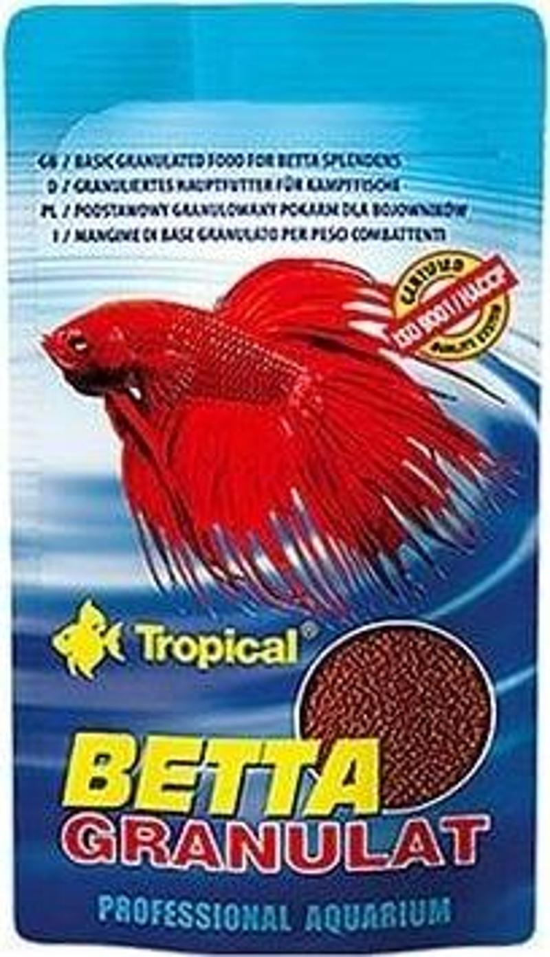 Betta Granulat Betta Balıkları için Granül Balık Yemi 10 Gr