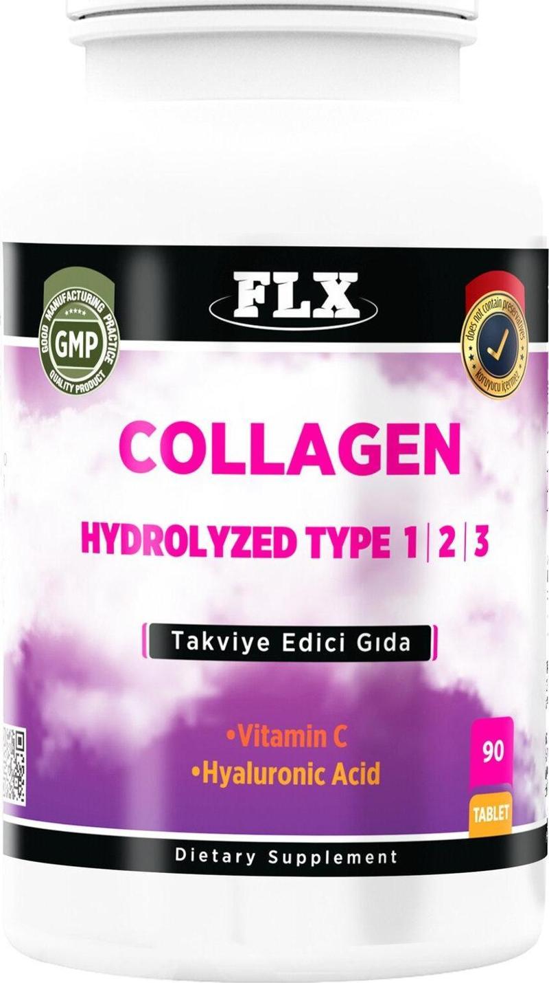 Collagen Tip-1-2-3 Hyoluronic Asit Vitamin C 90 Tablet