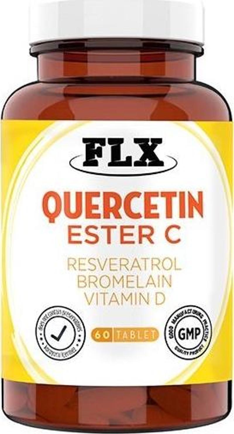 Kuersetin Ester C Resveratrol ve Bromelain 60 Tablet