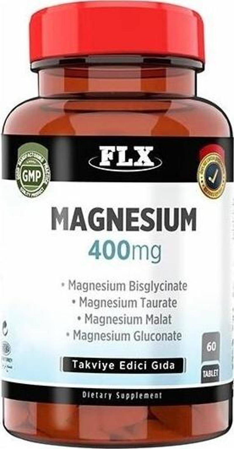 Magnezyum Bisglisinat Malat Taurat Glukonat 60 Tablet