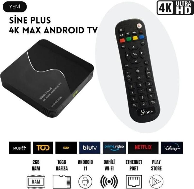 4K Max 16GB Android Tv Box