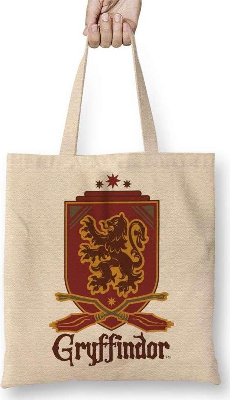 Harry Potter Gryffindor Bez Çanta Uzun Saplı