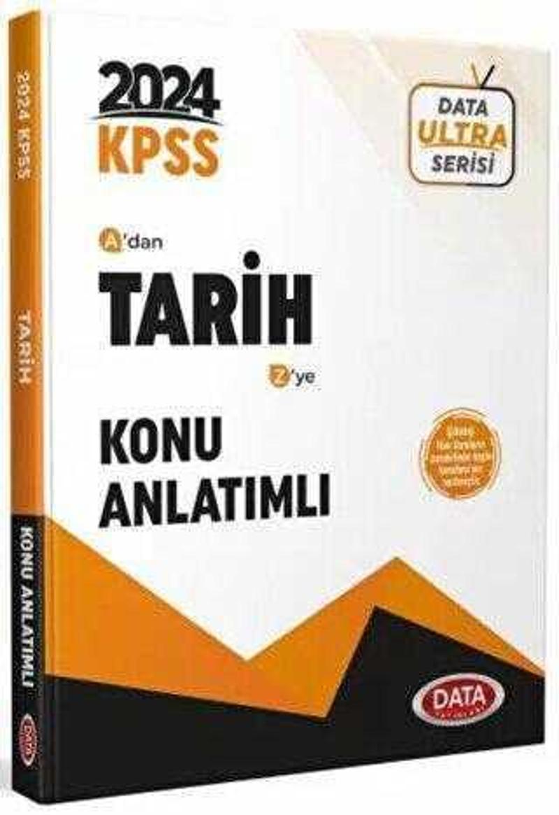 KPSS ULTRA SERİSİ KONU ANLATIMLI A DAN Z YE TARİH 2024 - DATA