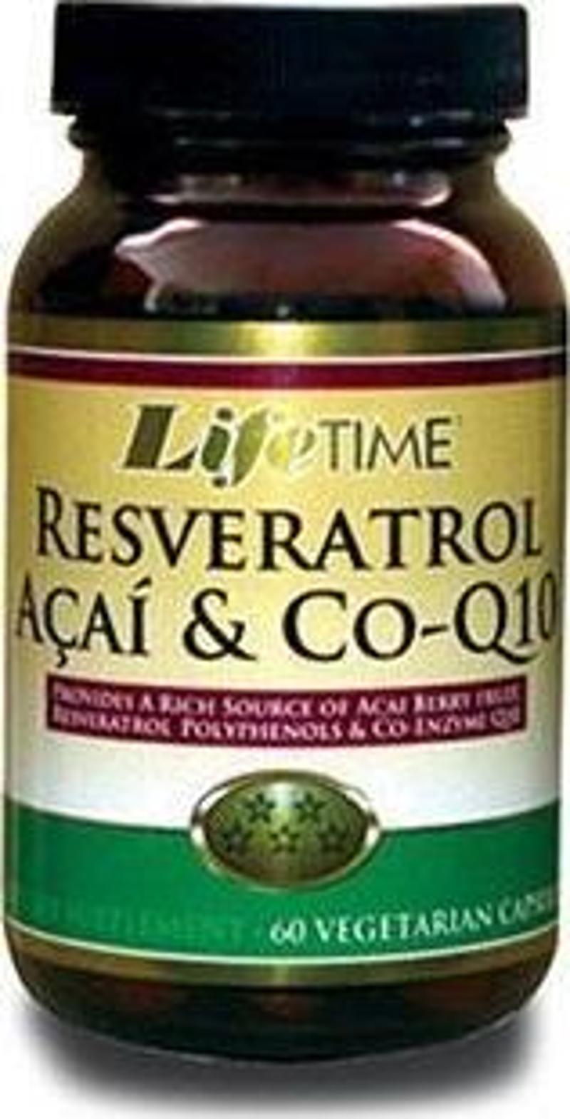 Lifetime Resveratrol Acai & Co-Q10 60 Kapsül