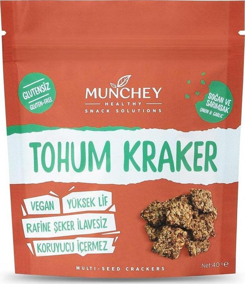 Soğan Ve Sarımsaklı Tohum Kraker 40gr