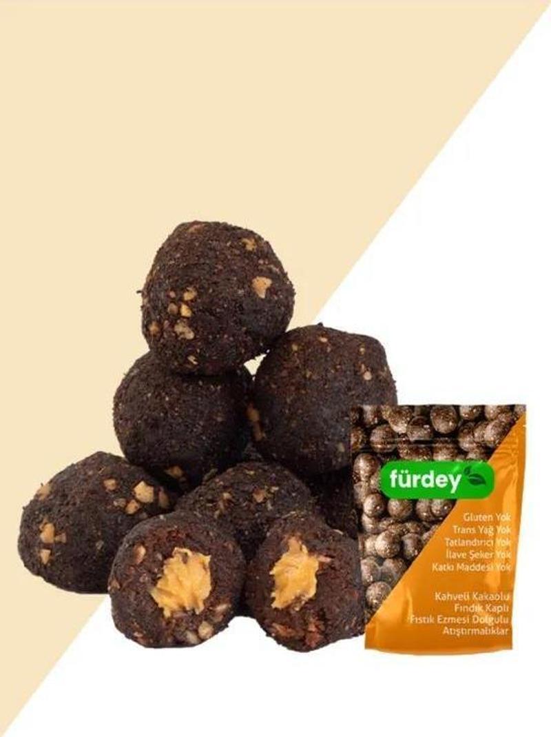 Kahveli Kakaolu Fındık Kaplı Sağlıklı Atıştırmalıklar 90 gr