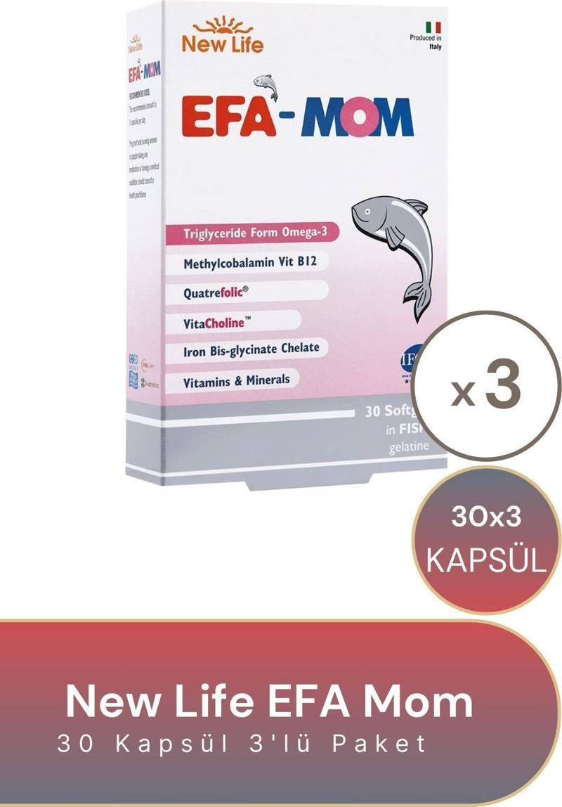 Efa Mom 30 Kapsül 3'Lü Paket