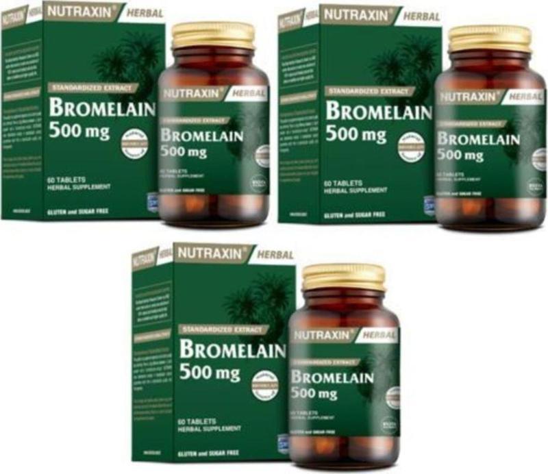 Bromelain 60 Kapsül X 3