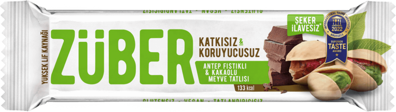 ZüBer Antep Fıstıklı & Kakaolu Meyve Tatlısı 40 gr