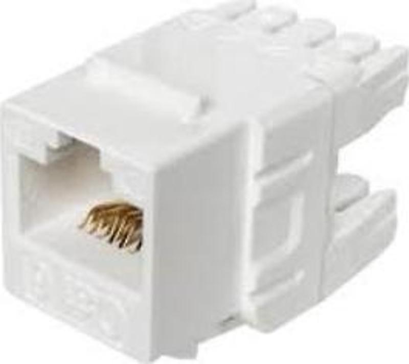 APX-UTP181 CAT6 180° UTP Keystone Jack 10 lu paket