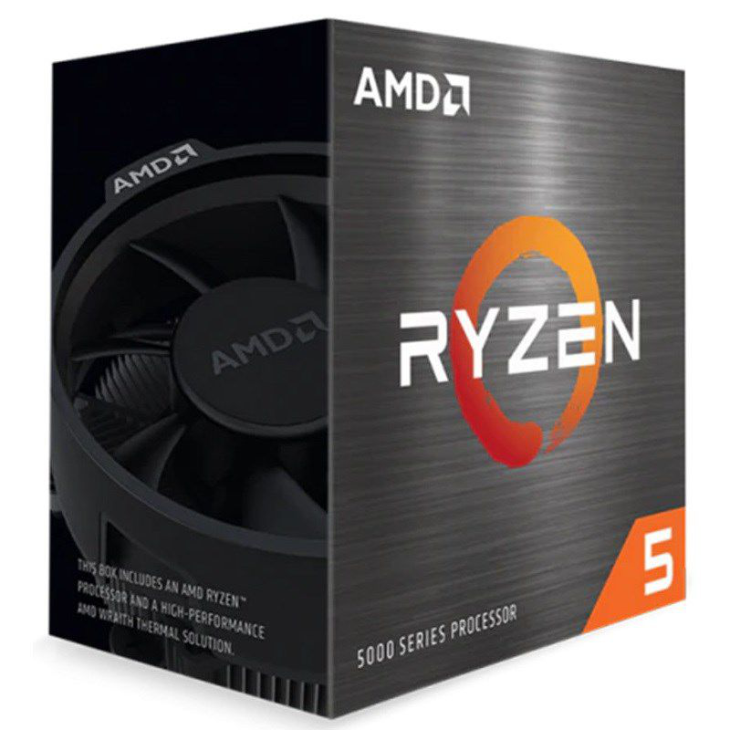 RYZEN 5 5600X 6 Core, 3,70-4.60GHz,  35Mb Cache, 65W, Wraith Stealth FAN, AM4 Soket, BOX (Kutulu) (Grafik Kart YOK,