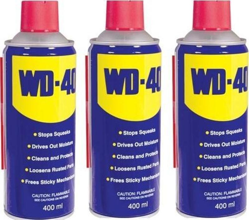 Wd-40 Çok Amaçlı Pas Sökücü 400 ml (3 Adet)