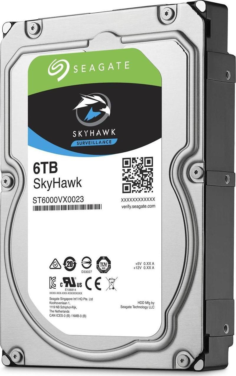 6Tb Skyhawk 3,5" 256Mb 7200 St6000Vx0023 Harddisk