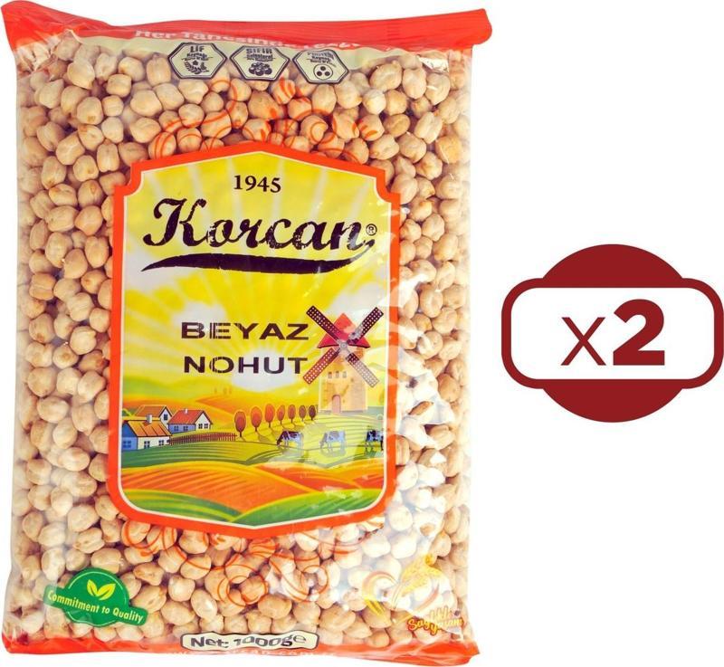 Beyaz Nohut 1 kg 8 mm x 2 Adet
