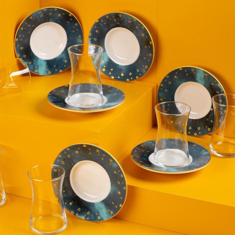 Stars 6 Kişilik 12 Parça Çay Seti 160 ml