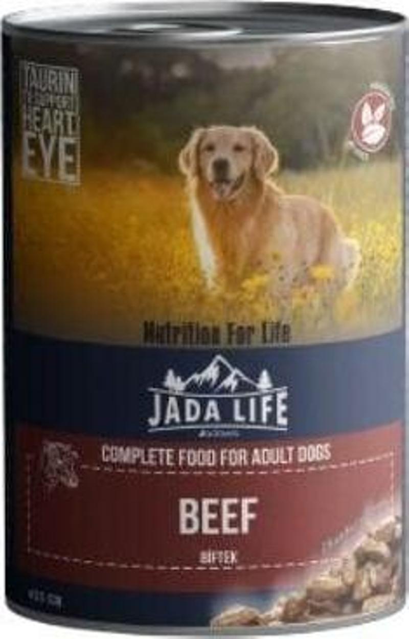 Jada Life Biftekli Parça Etli Yetişkin Konserve Köpek Maması 415 Gr