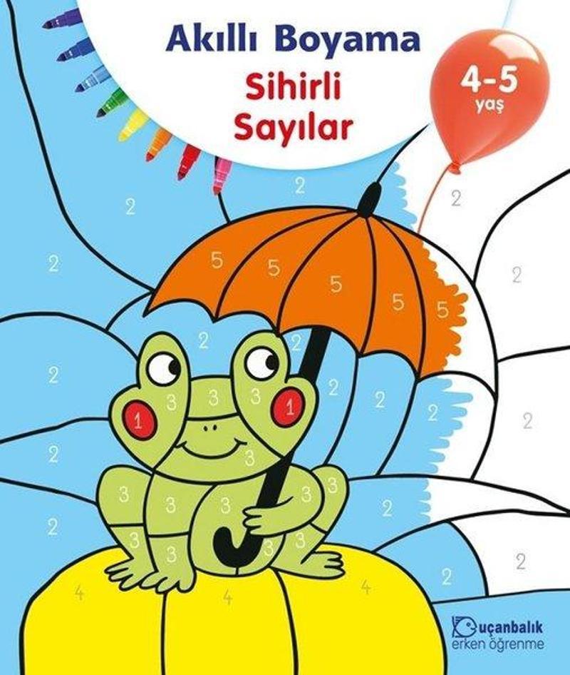 Akıllı Boyama-Sihirli Sayılar 4-5 Yaş