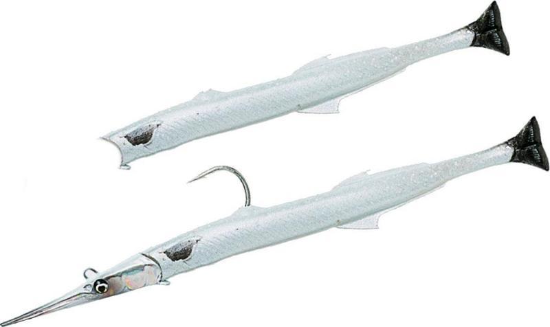 Needlefish Pulsetail 2+1 23 cm 55g Suni Yem Pearl White Silver