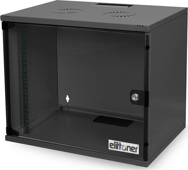 7U Soho Rack Kabin 19 inc W 530mm D 400mm Siyah