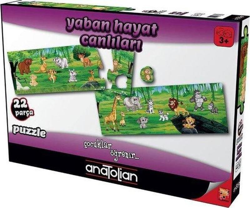 7460 Yaban Hayat Canlıları 22 Parça Puzzle