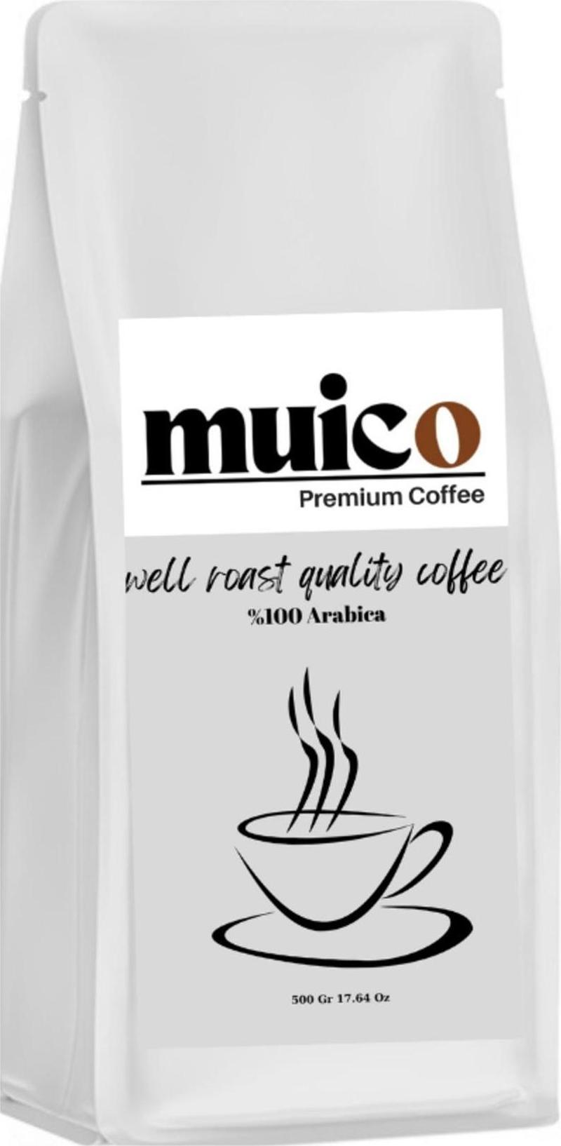 Muico Premium Çekirdek Kahve %100 Arabica 500gr