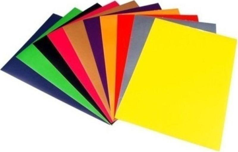 50x70 Cm Fon Kartonu 10 Renk 10 Adet Set Kampanyalı