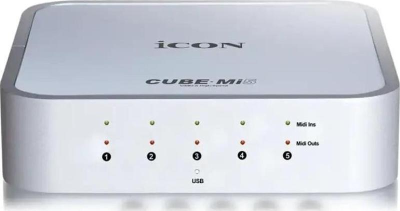 iCON Cube Mi5 5 in / 5 out USB MIDI Interface