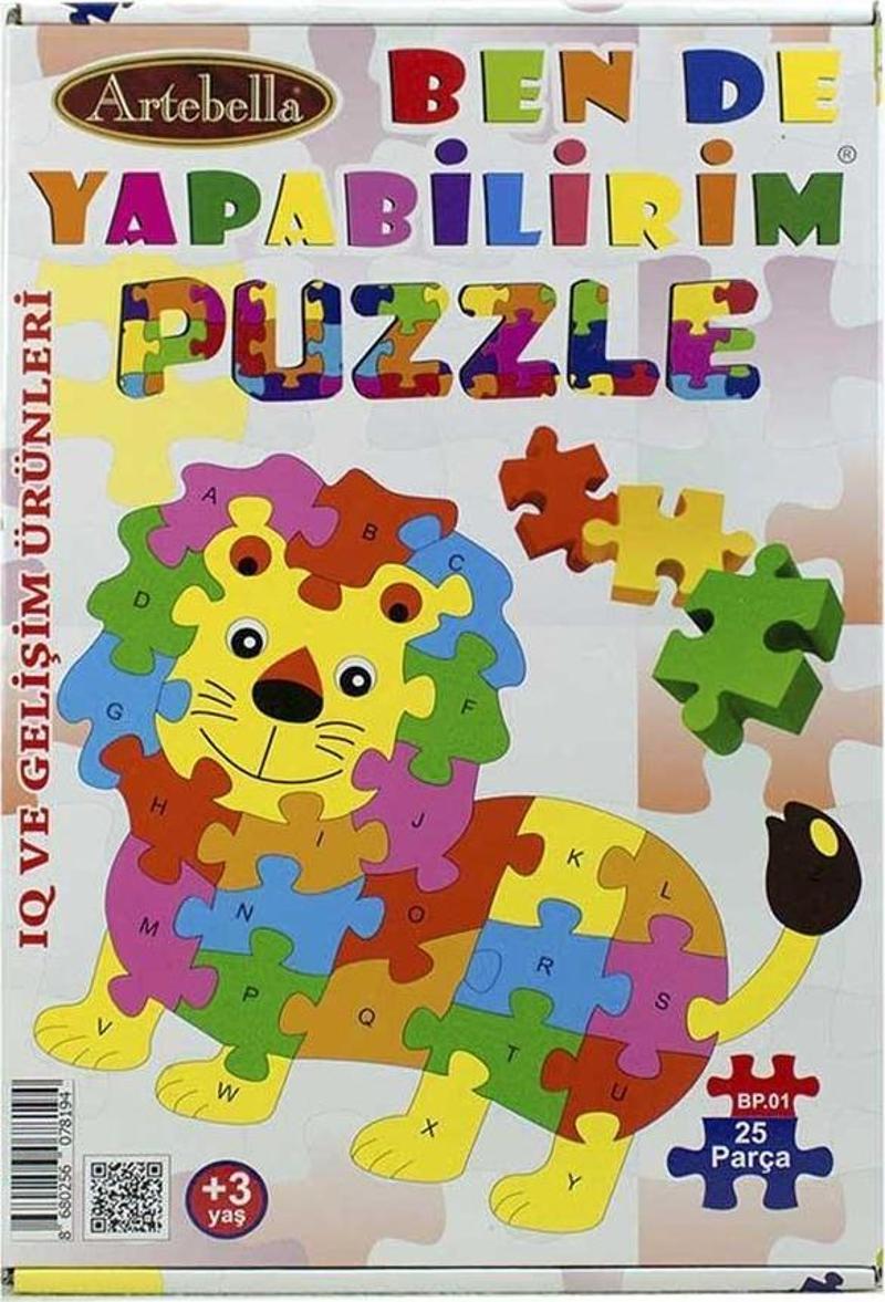 Çocuk Eğitici 24 Parça Puzzle I Aslan +3 Yaş