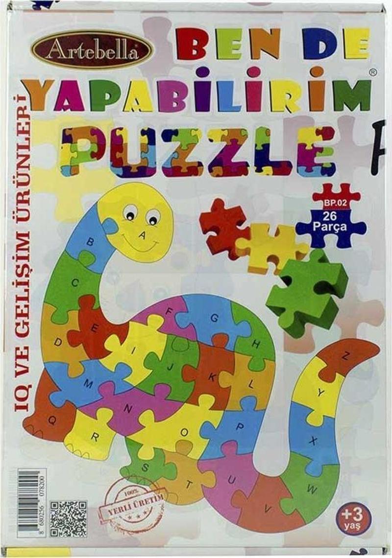 Çocuk Eğitici 24 Parça Puzzle I Dinazor +3 Yaş