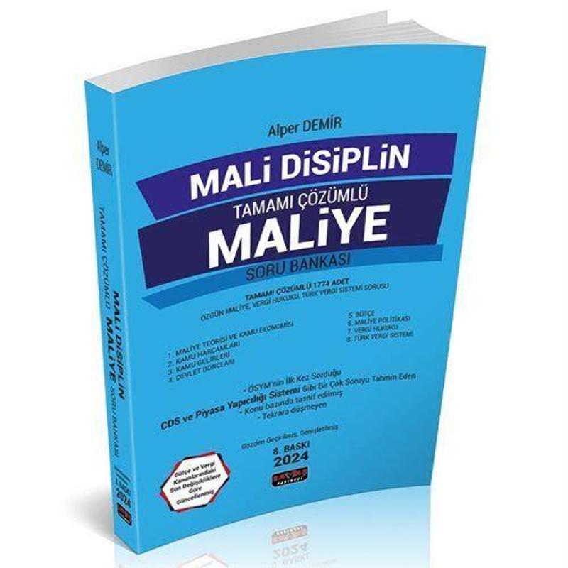 Mali Disiplin Tamamı Çözümlü Maliye Soru Bankası