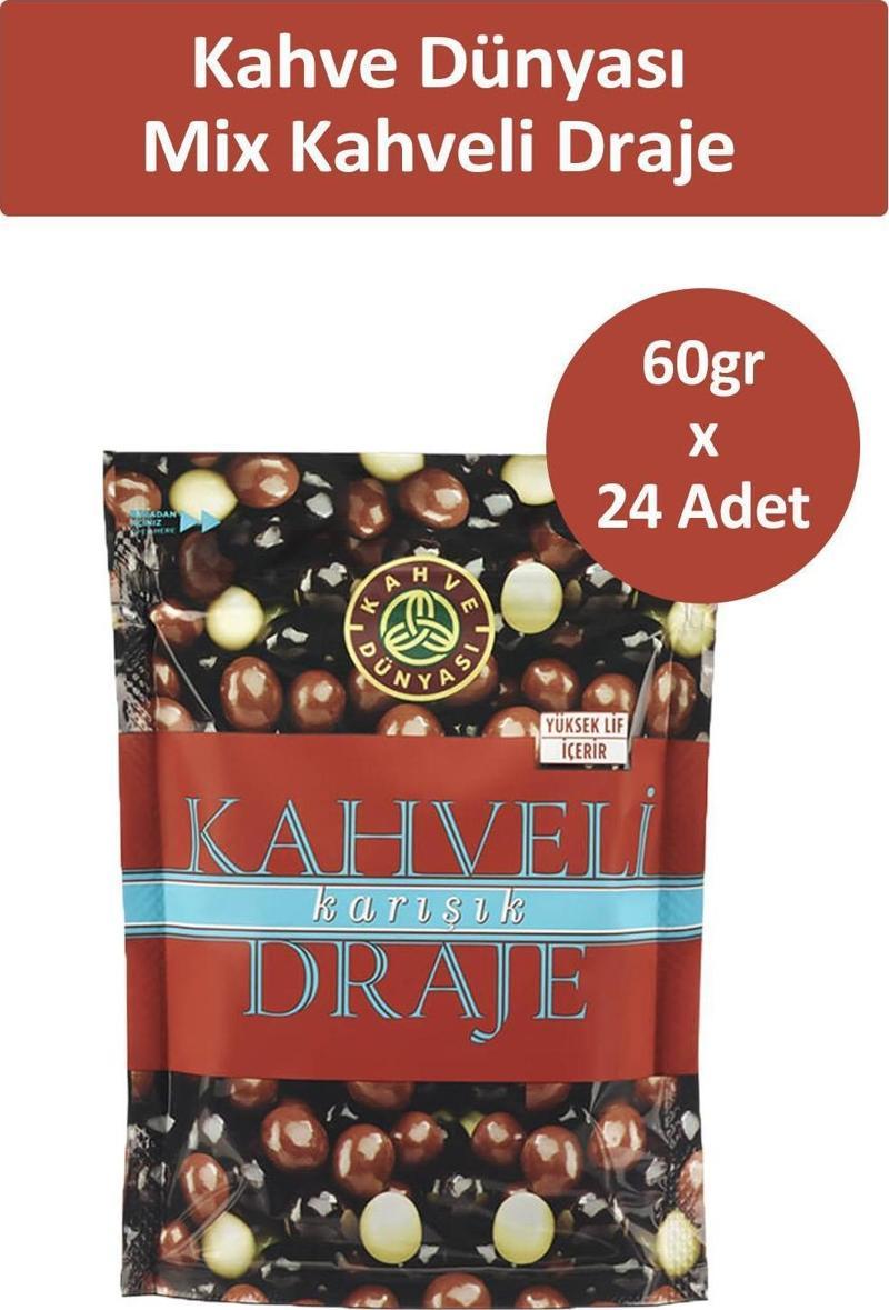 KAHVELİ KARIŞIK DRAJE 60 GR x 24 Adet