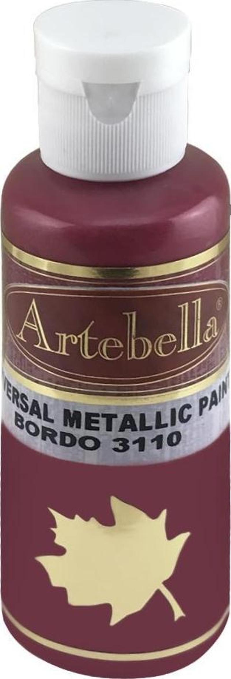 Bordo Metalik Boya 130 ml 3110