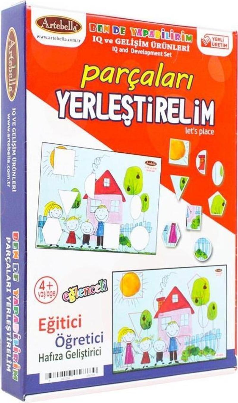 Eğitici Öğretici Çocuk Oyunları 05 I Parçaları Yerleştirme +4 Yaş