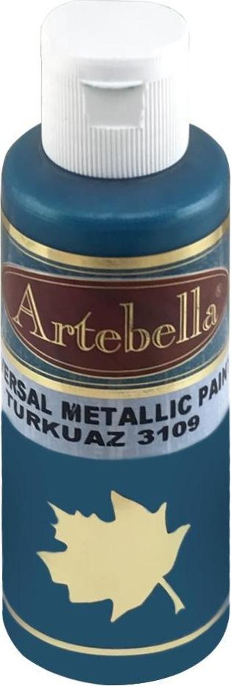 Turkuaz Metalik Boya 130 ml 3109