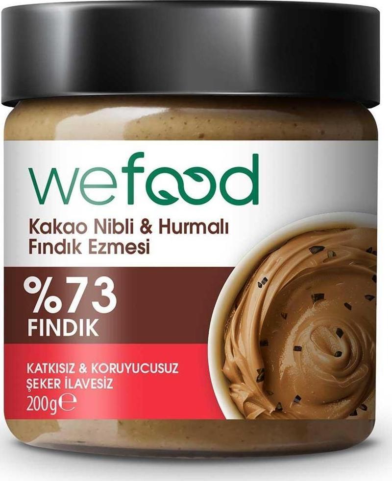 Kakao Nibli Hurmalı Fındık Ezmesi 200 Gr