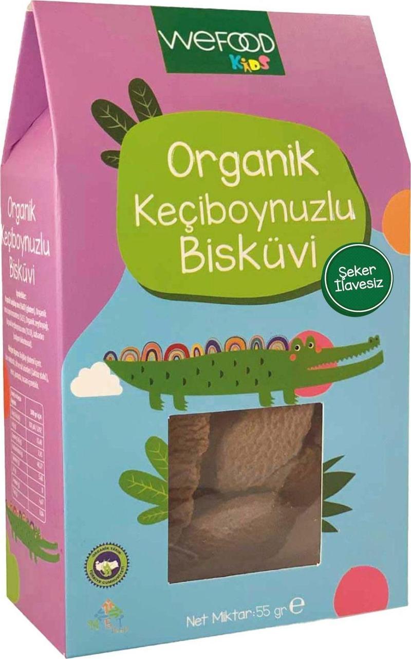 Kids Organik Keçiboynuzlu Bisküvi 55 Gr