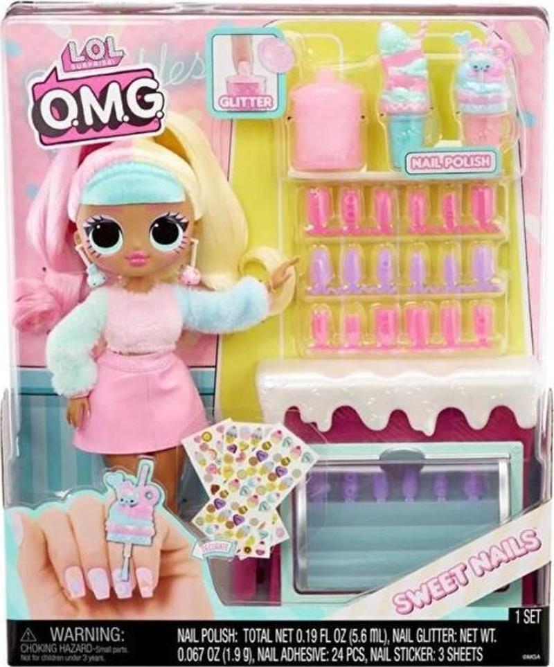 L.O.L. Surprise Sweet Nails OMG Candylicious Sprinkles Tatlı Dükkanı