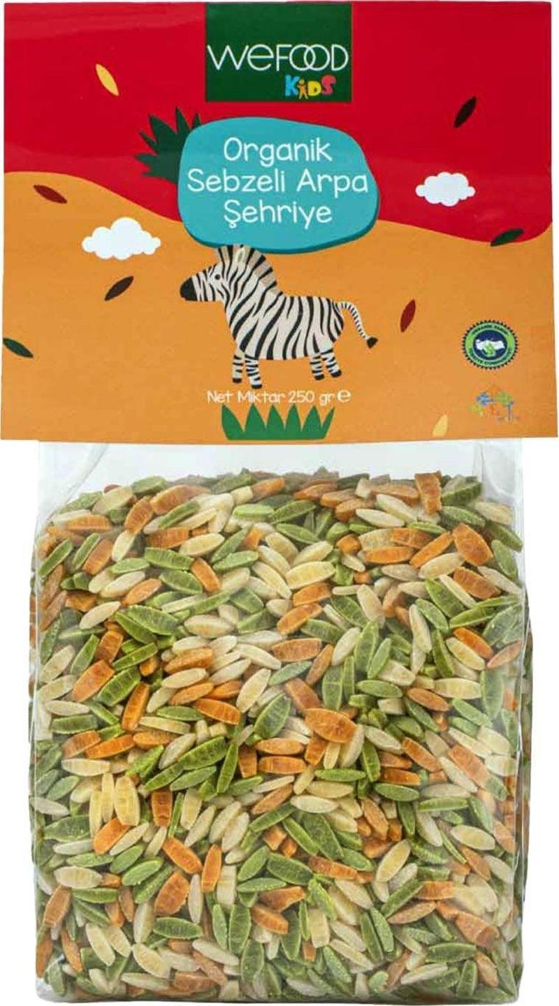 Kids Organik Sebzeli Arpa Şehriye 250 Gr