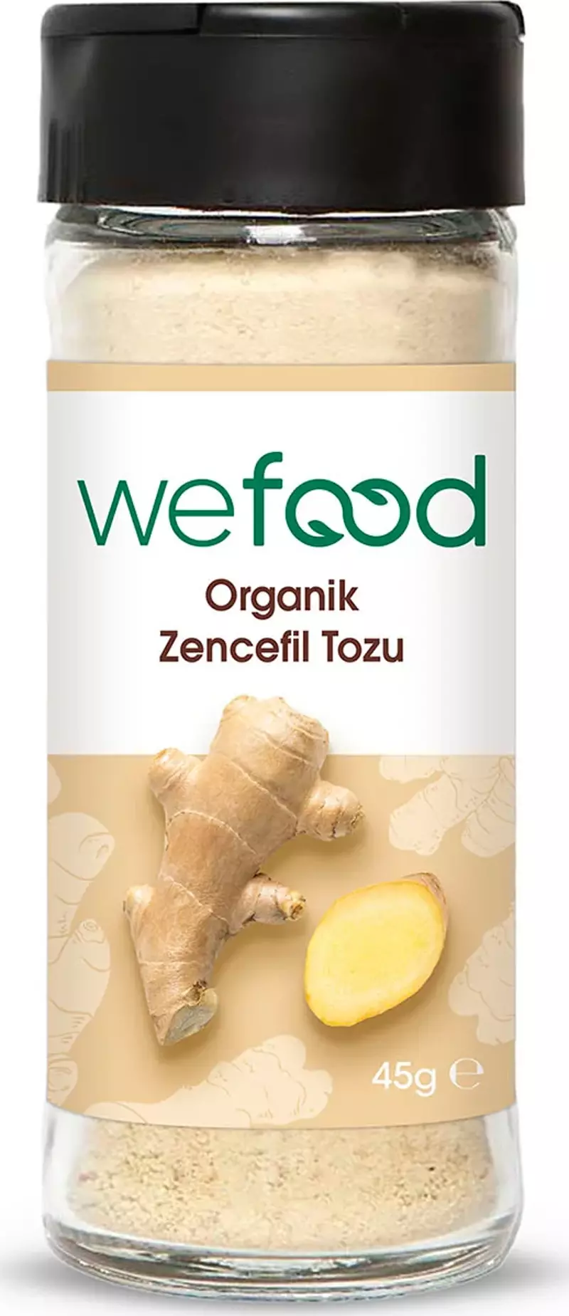 Organik Zencefil Tozu 65 Gr